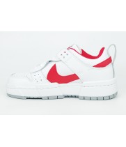Кроссовки Nike Dunk Low Disrupt белые с красным